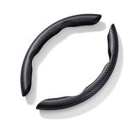 MYYULONG 1 Paio di Coprivolante Auto per Ford Tourneo Courier 2023-2024 2025, Antiscivolo Traspirante Segmentato Copri Volante Protezione Custodia Volante,Bla-CK