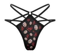 MYZQIFF Personalizzato G-String Thongs Viso Personalizzato Biancheria Intima delle Donne Brief Panties con Foto San Valentino