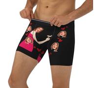 MYZQIFF Personnalisé Saint Valentin Photo Culotte, Personnalisé Fun Boxer Sous - vêtements Cadeau pour Les Hommes