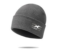 Myzter Cappello Sci Uomo Da.ci.a, Berretto in Maglia Morbido con Stampa, Beanie Elegante Regalo per Lui/Lei(Grey)
