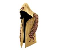 MYZTTZR Cardigan da Uomo con Cappuccio Viking 3D Tattoo Print Fenrir Wolf Celtic Knot Retro Fashion Valhalla Medieval,Viking Dragon,XL