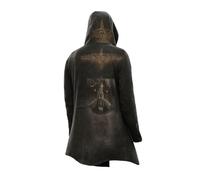 MYZTTZR Mitologia Nordica 3D Cardigan con Cappuccio da Uomo Vichingo Tatuaggio Stampa Fenrir Odino Corvo Vintage Moda Autunno Giacca Medievale Regalo,Raven,3XL