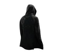 MYZTTZR Mitologia Nordica 3D Cardigan con Cappuccio da Uomo Vichingo Tatuaggio Stampa Fenrir Odino Corvo Vintage Moda Autunno Giacca Medievale Regalo,Fenrir,5XL
