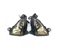 Myzzo Indicatori di direzione per motociclette Accessori per moto Luce Lampeggiante Anteriore Turn per Indicatore di Segnale ZX6R ZX10R Z750 Z1000 Per Ninja 650R ER6N ER6F(Smoke)