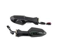 Myzzo Indicatori di direzione per motociclette Indicatore di direzione posteriore per luce segnalazione per Ninja 250 300 400 650 1000 Z1000SX ZX-6R ER6N ER6F del motociclo Lampeggiante(Smoke)