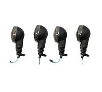 Myzzo Indicatori di direzione per motociclette Per Moto Lampadina Turno per Segnali Indicatore Lampeggiante Luce KLX250SF KLX 250SF 2009-2011 2012 per Ninja 250 EX250(Smoke 4pcs)