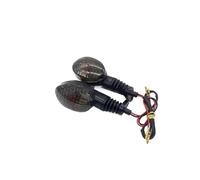 Myzzo Indicatori di direzione per motociclette Per Moto Turno per Indicatore di Segnale Luce Lampeggiante Blub Lampada Per Kawasaki per Ninja 250 2008-2012 KLX 250SF KLX250SF 2009-2011(Smoke)