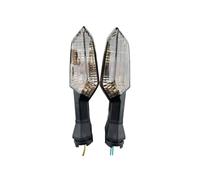 Myzzo Indicatori di direzione per motociclette Per Moto Turno per Luci di Segnalazione Luce Del Cambio Lampeggiante Indicatore Lampeggiatori per Ninja 300 EX300 per 650 ER-6F ABS(Smoke)