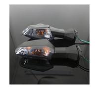 Myzzo Indicatori di direzione per motociclette per Ninja 650 per Ninja650 ER6N ER-6F ER 6N 6F Z 800 1000 Per Moto AnteriorePosteriore Turno per Indicatore di Segnale luce Lampeggiante Lampada(Smoke)