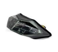 Myzzo Indicatori di direzione per motociclette Z250 Z300 per Ninja 250/300 2013-2017 14 15 16 Luce freno posteriore Disabilita per segnale Lampada lampeggiante integrata per moto(Smoke)