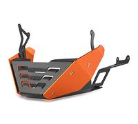 MZ-STORE Motociclo Coperchio di Protezione Anteriore del motore per 1290 Superduke R 2014-2019 Superduke GT 2017-2019-Arancione+Nero