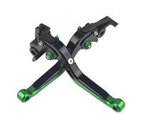 MZ-STORE Motociclo Regolabile Leva della Frizione del Freno CNC Alluminio per Z650 Z 650 2016-2020-Nero+Verde