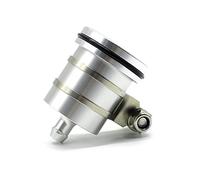 MZ-STORE Motociclo Universale Coperchio Olio Freni Anteriori e Posteriore Serbatoio del Liquido del Freno per ZX6R ZX7R ZX9R ZX12R ZX14R ZX500R SV 650 SV 650S SV 1000 SV 1000S (Argento)