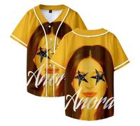 MZALQPGF Anora 2024 Movie Merch Baseball Jersey Uomo/Donna Casual Pulsante Sottile Uniforme Olio Slick Custom Jersey Style2, Jy13222, L