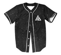 MZALQPGF Atliens Merch Baseball Jersey Uomo/Donna Casual Streetwear Pulsante Sottile Uniforme Baseball per i fan EDM Style1, a02, L