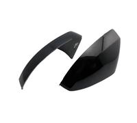 MZEER 2 Pezzi per A-UDI A3 S3 8V RS3 Coperchi Specchietti Retrovisori Esterni Tappi Specchietti Retrovisori in Fibra Carbonio Nero Lucido 2013 2014 2015-2019(Nero)