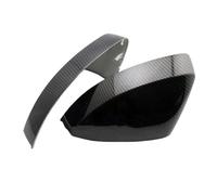 MZEER 2 Pezzi per A-UDI A3 S3 8V RS3 Coperchi Specchietti Retrovisori Esterni Tappi Specchietti Retrovisori in Fibra Carbonio Nero Lucido 2013 2014 2015-2019(Carbon Fiber Pattern)