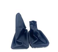 MZEER Accessori Auto Pomello del Cambio Manuale A 5 velocità Cuffia in Pelle Cuffia Copri Cuffia Custodia del Freno A Mano per Opel per Corsa C per Tigra B per Combo C(Handbrake 2Pcs)