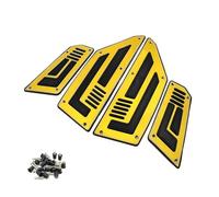 MZEER Accessori Moto Pedane per Moto Pedane Piastre Cuscinetti per Y&amaha TMAX530 TMAX 530 T-Max 530 2012 2013 2014 2015 2016(Oro)