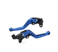 MZEER Accessori Motociclette Per Aprilia Per Tuareg 660 2021-2024 Leva Freno Frizione Corta Maniglie Di Controllo Anteriori Regolabili A 6 Marce(Blue)