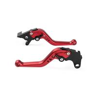 MZEER Leva Frizione Freno Corta 6 Marce Comandi Anteriori Regolabili Per Aprilia Per Tuareg 660 2021-2024 Accessori Per Moto(Red)