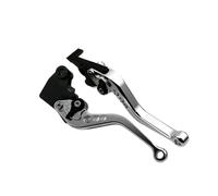 MZEER Leve Freno Frizione Lunghe/corte Per Tiger 1050 Sport / 800 XC Per Tiger800 2011-2014 Per Tiger1050 2007-2016 675 Per Street Per Triple 2008-2015(Short silver)