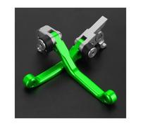 MZEER Leve Freno Frizione Pivot Per Moto Da Cross Dirt Bike CNC PER YAMAHA XG250 Per TRICKER 2004-2010 CNC(Verde)