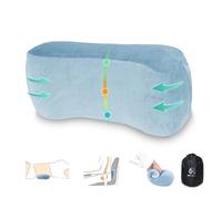 MzGro Cuscino di supporto lombare in memory foam per alleviare il dolore alla vita e la pressione, cuscino per la schiena per stare seduti a lungo, alla guida, per sedia da ufficio, cuscino per gambe