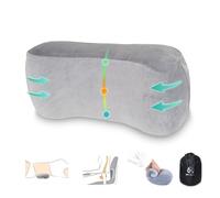MzGro Cuscino di supporto lombare in memory foam per alleviare il dolore alla vita e la pressione, cuscino per la schiena per stare seduti a lungo, alla guida, per sedia da ufficio, cuscino per gambe