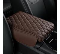 MZHIJIEDM Imbottitura Bracciolo Auto per Audi Q6 e-Tron 2024, Cuscino Bracciolo Centrale Auto Copri Bracciolo Accessori Auto,Brown