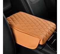 MZHIJIEDM Imbottitura Bracciolo Auto per Audi SQ7 2016-2024, Cuscino Bracciolo Centrale Auto Copri Bracciolo Accessori Auto,Orange