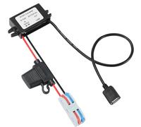 MZHOU Convertitore CC da 12V/24V a 5V USB 3A 15W Trasformatore di Potenza IP67 Alimentatore Regolatore di Tensione Step-down Convertitore per Auto
