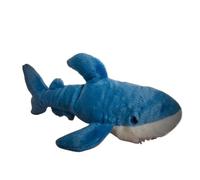 MZICXV 17.7" Realistic Great White Shark Plush Toy, Ocean Animal Stuffed Animal, Shark Plush(Carcharodon carcharias)