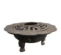 MZICXV Braciere in ghisa, braciere in Stile Popolare retrò for Riscaldare e preparare Il tè, Stufa a Carbone Portatile, Oggetto da Collezione Rustico Decorativo for casa e Giardino