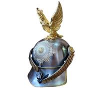 MZICXV Elmo della guardia prussiana del XIX secolo con replica indossabile for la rievocazione storica