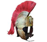 MZICXV Elmo pretoriano/centurione romano - Elmo indossabile in ottone 'era classica con paraguance incernierati - for rievocazioni storiche e