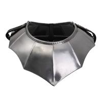 MZICXV Gorgiera for armatura a piastre medievale | rinforzata in acciaio | Protezione for il collo da cavaliere | Armatura indossabile for rievocazione storica e LARP