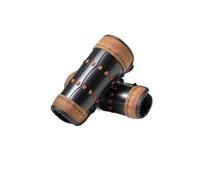 MZICXV Hand-Forged Steel Bracers | Armour Arm Guards | Hanfu & Accessory | Blued & Gold Finishes(A)