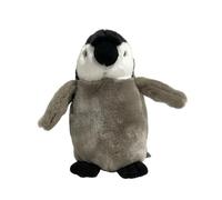 MZICXV Peluche a forma di pinguino grigio morbido da 9,4 pollici, simpatico pulcino di pinguino imperatore (Spheniscidae)