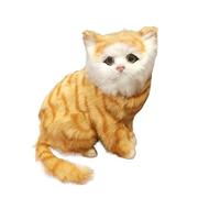 MZICXV Peluche realistico da 7,1 pollici, statua finta, decorazione da scrivania, regalo for gli innamorati(Yellow)