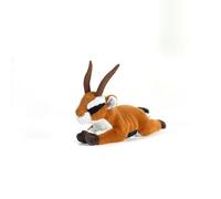 MZICXV Peluche realistico di Springbok da 11,8 pollici, peluche di antilope morbida, peluche di fauna selvatica africana (Antilopinae)(Get Down)