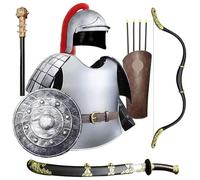MZICXV Set di costumi for della Guardia Imperiale Cinese, costume da guerriero della dinastia Ming for giochi di ruolo, armatura giocattolo da soldato antico(Height130-150CM)