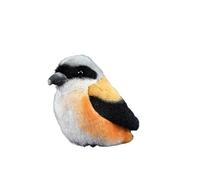 MZICXV Simulated Fat Chirp Series Toy Doll, Brown-backed Shrike Bird Plush Toy Pendant, Soft And Cute 's Companion Gift