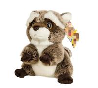 MZICXV Simulato piccolo procione peluche peluche panda rosso bambola di peluche morbida e carina decorazione for la casa(Grey)
