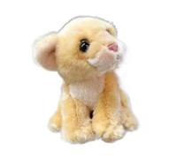 MZICXV Simulazione animale peluche leopardo tigre leone bambola di peluche morbido e carino regalo for la prima educazione decorazione della casa(Metallic)