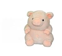 MZICXV Simulazione Cute Pink Bobble Head Pig Doll Fat Pig Peluche Bambola Pink Pig Peluche Regalo morbido e carino per(26cm)