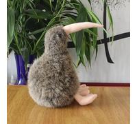MZICXV Simulazione Kiwi Peluche Bambola Kiwi Uccello Zelanda Kiwi Kiwi Kiwi Senza Ali Peluche Morbido E Carino Regalo Di Educazione Precoce Decorazione Della Casa(Grey,18cm)