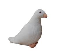 MZICXV Simulazione peluche animale piccione bianco bambola bambola regalo di compleanno bambola piccione della pace