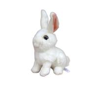 MZICXV Simulazione Simpatico coniglio bianco Peluche Coniglio Bambola Regalo di compleanno Regalo bambola di lepre