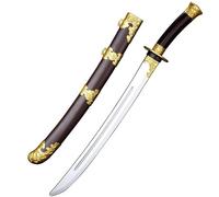 MZICXV Spada giocattolo in stile coltello Jinyiwei Xiuchun, 66 cm, accessorio for in plastica PU sicura, sciabola della guardia imperiale della dinastia Ming for e adulti(D)